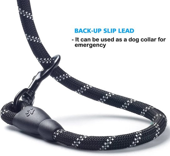 Reflective Foam Handle Dog Lead